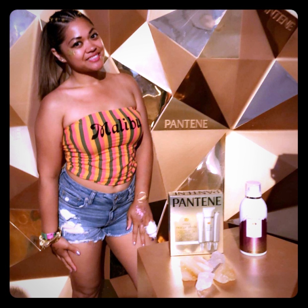 Women's Striped Strapless Malibu Graphic Tube Top